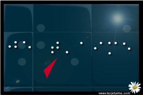 Je t'aime - Braille